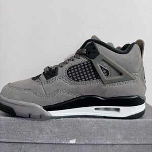 Gray and Black Sneakers